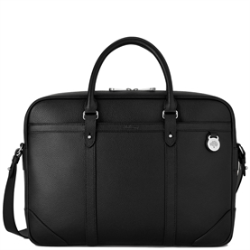 Mulberry Heritage Briefcase Black Small Classic Grain